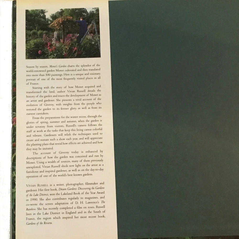 NWT  "Monet's Garden - Through the Seasons at Giverny" by Vivian Russel - Picture 3 of 12